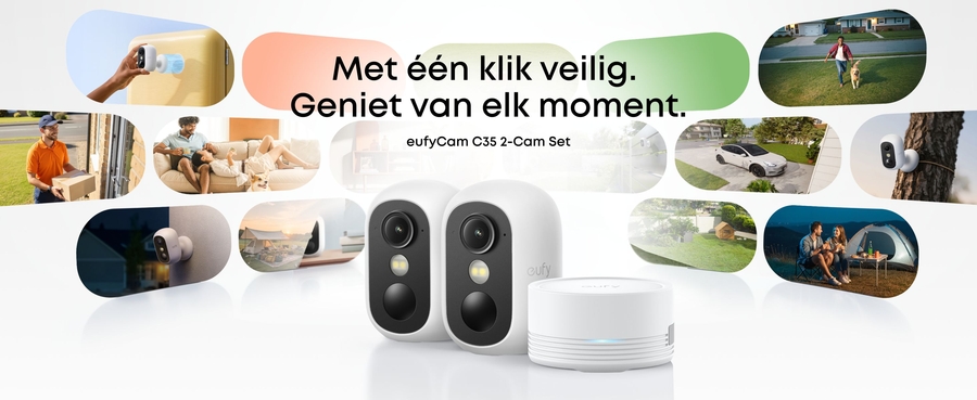 eufyCam C35 2‑Cam Kit + HomeBase Mini  2